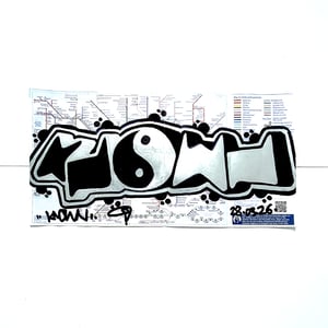 Image of KNOWN YIN YANG TUBE MAP [Black/Silver]