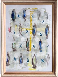 Image 1 of Glad Påsk | Monotypi | 24x33 cm