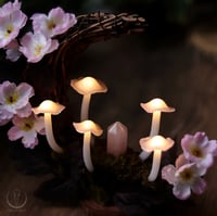 Image 5 of Blossom Glowing Fungi standing moon decor