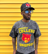 Image 2 of Community College Dropout Tee (Acid Wash)