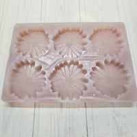 Image 1 of 6 cell flower mould 