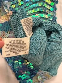 Image 4 of 00s Bay sequin crochet cami top 