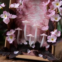 Image 4 of Cherry Blossom Forest Window - Glowing Fungi decor 
