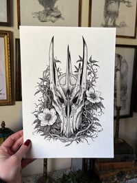 Image 1 of ORIGINAL Saurons Helm Illustration