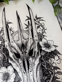 Image 2 of ORIGINAL Saurons Helm Illustration