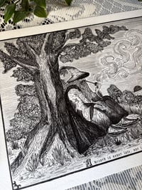 Image 2 of ORIGINAL Gandalf Under An Oak illustration