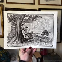 Image 1 of ORIGINAL Gandalf Under An Oak illustration