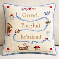 Image 1 of Good. I'm Glad He's Dead. Needlepoint Canvas
