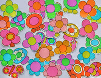 Image 5 of Set of 8 Springtime Motif Vinyl Stickers - 2 Colours