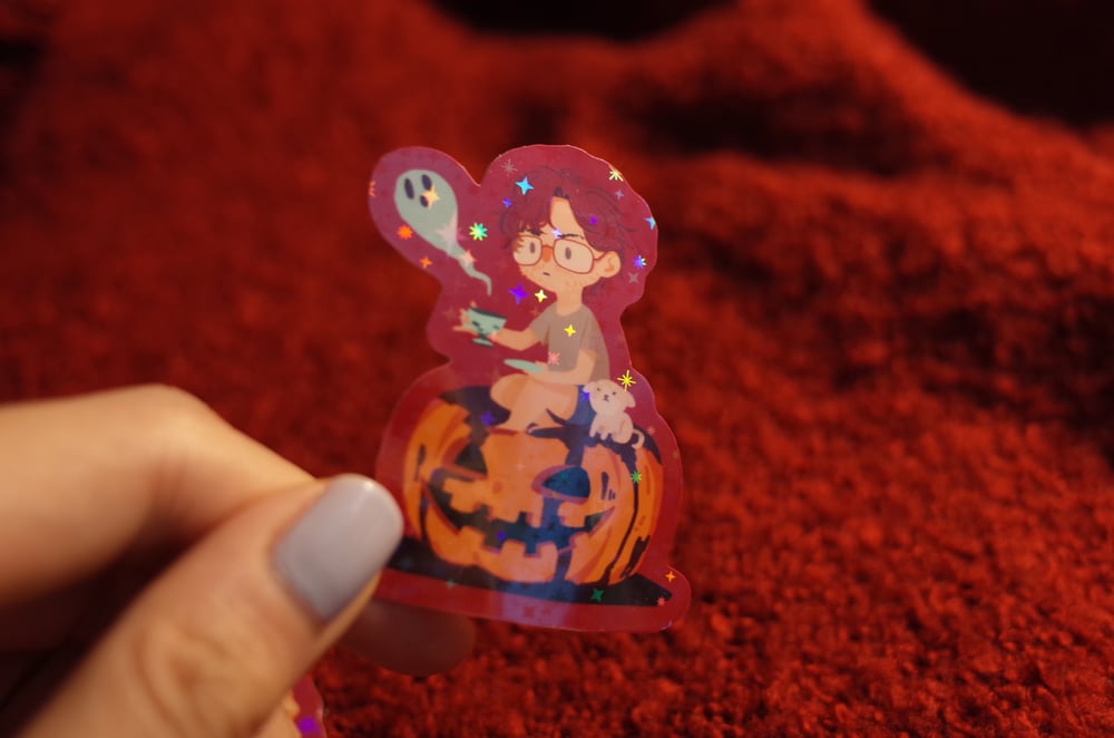 Image of Hannigram stickers (Pair) | Waterproof Viny Holo Star 