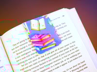 Image 1 of Handmade Colorful Magnetic Bookmark, read, book, reading, tab, gift, planner, journal, notebook