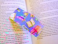 Image 2 of Handmade Colorful Magnetic Bookmark, read, book, reading, tab, gift, planner, journal, notebook