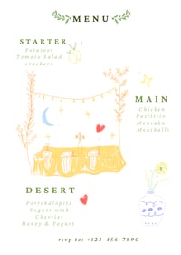 Image 3 of Beautiful Mediterranean Editable Wedding Invitation & Signage Collection with Hand Drawn Designs