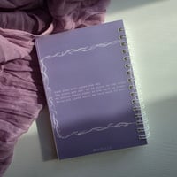 Image 4 of lavender night notebook 𓂃۶ৎ