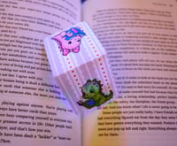 Image 3 of Handmade Colorful Magnetic Bookmark, read, book, dinosaurs, reading, gift, planner, notebook, page
