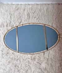 Image 5 of ESPEJO DORADO OVALADO, AÑOS 80