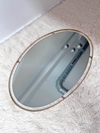 Image 3 of ESPEJO DORADO OVALADO, AÑOS 80