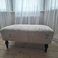 Image 3 of Fabulous Rustic Re-Upholstered Stool