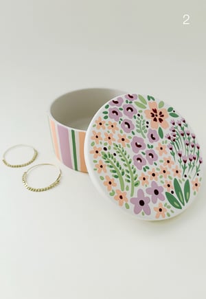 Image of CAJAS DE CERÁMICA PINTADAS A MANO