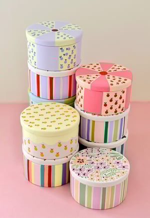 Image of CAJAS DE CERÁMICA PINTADAS A MANO