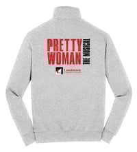Image 2 of Athletic Heather Adult 1/4 Zip Pretty Woman