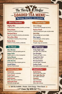 Image 1 of Full Size Loaded Teas