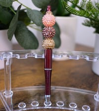 Image 1 of Beautiful Handmade Sparkly Beaded Pen, writing, journaling, gift, planner, sparkle, desk