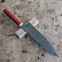 Image 2 of 235mm carbon damascus gyuto 