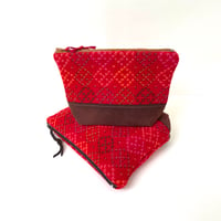 Image 5 of Welsh Tapestry Red Pouch Set
