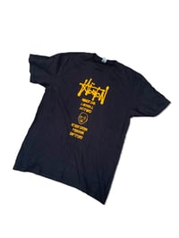 BABYLON T-SHIRT - BLACK AND YELLOW