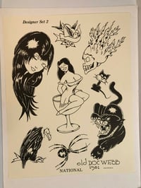 Image 1 of 1981 Doc Webb National Deaigner Set 2 production flash 11x14