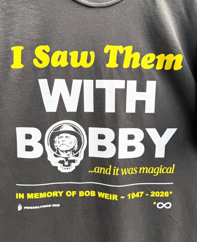 I SAW THEM WITH BOBBY T-SHIRT - GREY