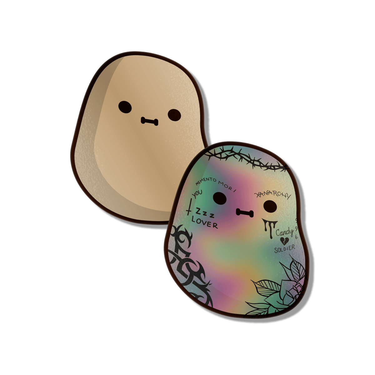 Image of Literally A Potato Sticker