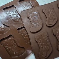 Image 1 of Christmas stocking mould 