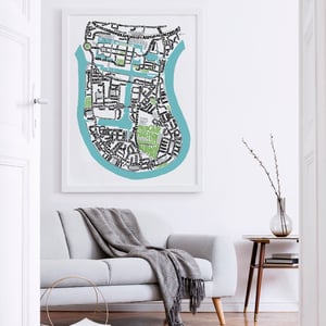 Image of Isle of Dogs and Canary Wharf Type Map