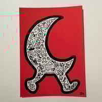 Image 1 of “Crescent Walk” Art Card