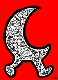 Image 5 of “Crescent Walk” Art Card