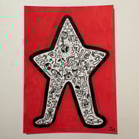 Image 1 of “Star Stand” Art Card