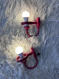 Image 9 of SET DE ACCESORIOS DE BAÑO EN COLOR ROJO, AÑOS 70