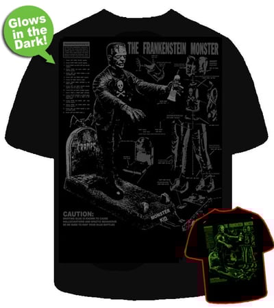 Image of SNIFFING GLUE "GLOW IN DARK"  shirt- few left 