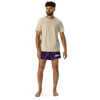 Image 3 of Unisex Runner Shorts - Purple Tiger