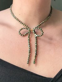 Image 3 of Bow Necklace “Bow-lo” - Options