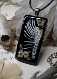 Image 5 of Bunny Ribcage and Floral Amulet