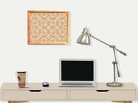 Image 2 of RnJ_DiamondTile_Gold UnFramed Print