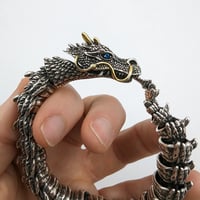 Image 6 of 👑The Armored Kingdom Stormborn Dragon Bracelet🐉