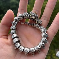 Image 10 of 👑The Armored Kingdom Stormborn Dragon Bracelet🐉