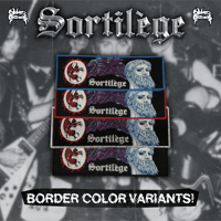Sortilege early albums compilation stripe patch