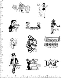 Image 1 of Flapper Girl, Clowns, Magic P17