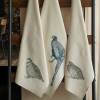 Image 1 of Organic Cotton Tea Towels (Set of 3) - Game Birds