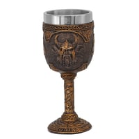 Image 2 of 👑The Armored Kingdom Odin’s Eternal Feast Goblet-Odin inspired-Legendary Drinkware